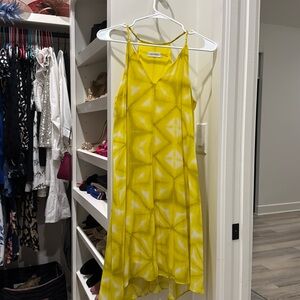 Calvin Klein yellow dress size 4
